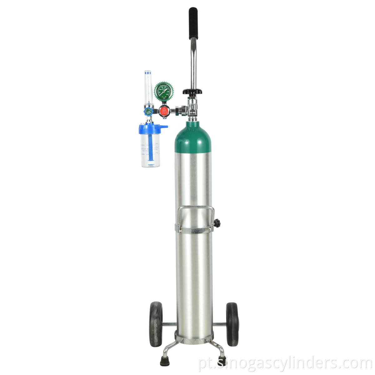 Aluminum gas cylinder